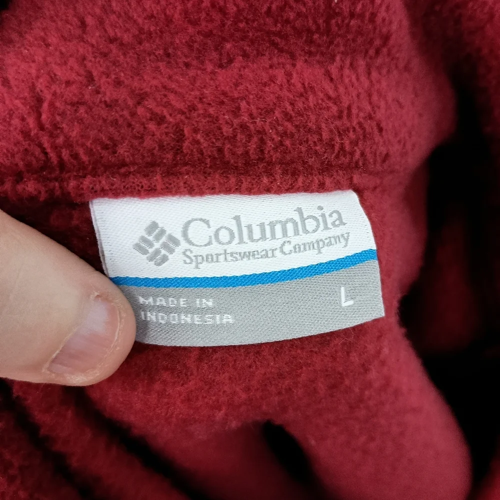 NWOT‎ Columbia Red Fleece Jacket (#1,276)